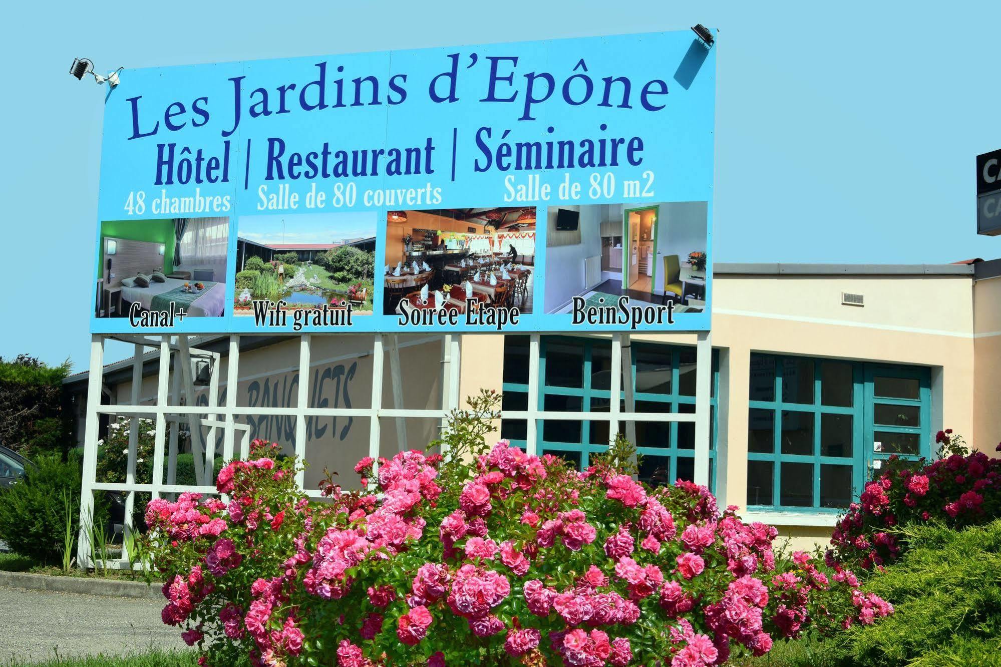 Hotel Restaurant Les Jardins D'Épône Exterior foto